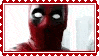 Gif of Deadpool in fake shock.