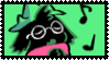 Stamp of Ralsei from Deltarune singing.