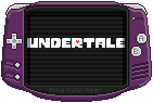 Gif of Undertale on a Game Boy.